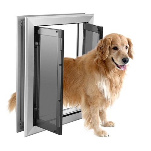 Extra large dog door - door, aluminum