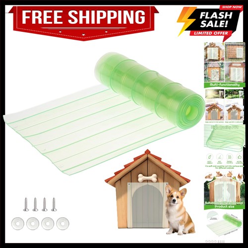 Durable clear dog house - clear, door