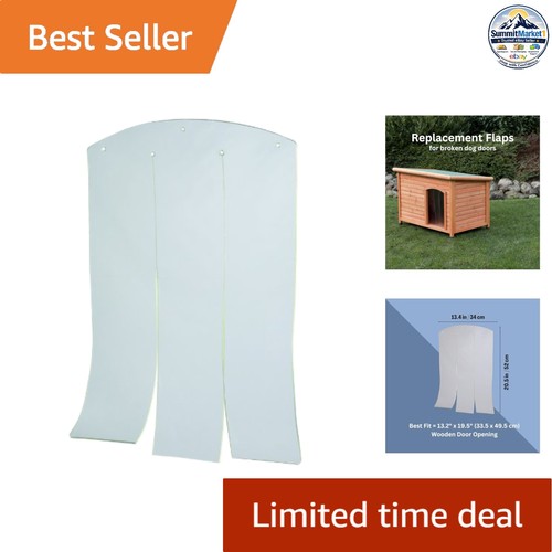 Vinyl dog door - flap,, fits