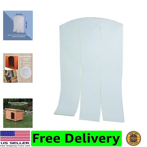 Vinyl dog door - fits, 13.2