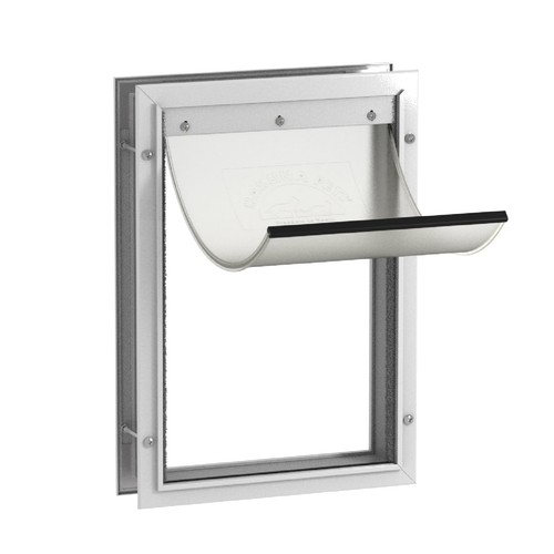 Large dog door aluminum pet - dog,