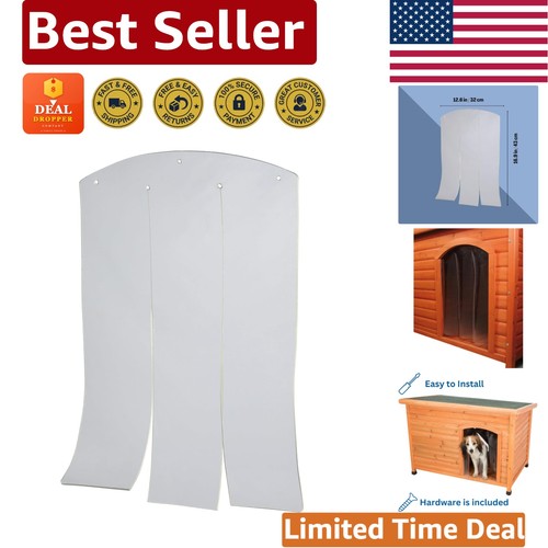 Durable clear plastic - clear, dog