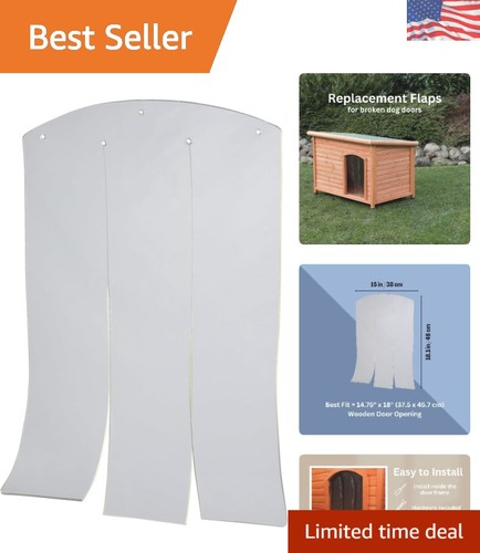 Durable vinyl dog door flap - vinyl,