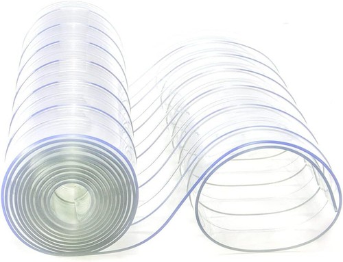 Plastic vinyl door - flaps, for
