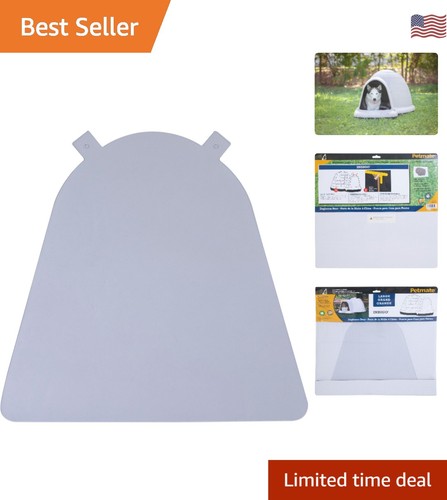 Large indigo dog house door - large,