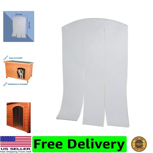 Vinyl dog door flap fits - vinyl,